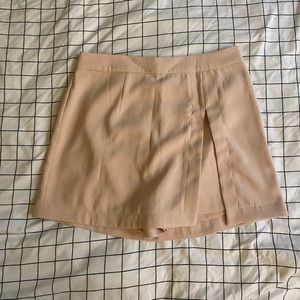 A a pastel pink “skort” from Forever 21